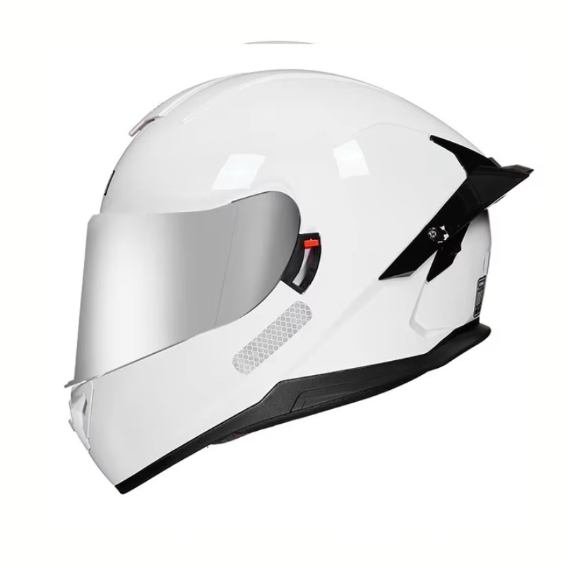 Dual Visor Motorcycle Racing Helmet - Мотошлем Airo с двойным визором, одобренный
