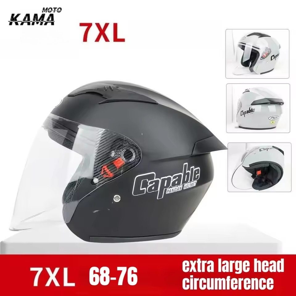 Dual Visor Motorcycle Racing Helmet - Большой мотоциклетный шлем для мужчин, очень