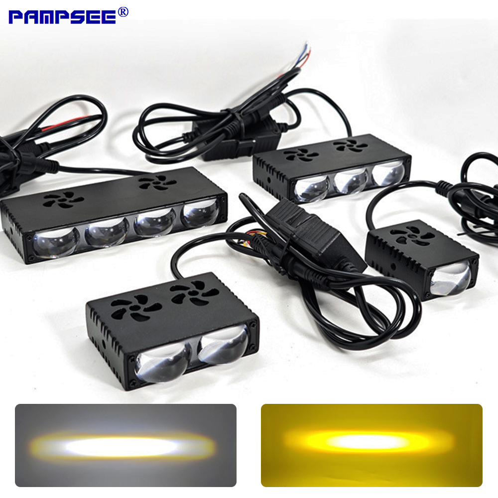 Universal Motorcycle Led Headlight Projector - Автомобильная решетка, светодиодная фара, рабочий свет,