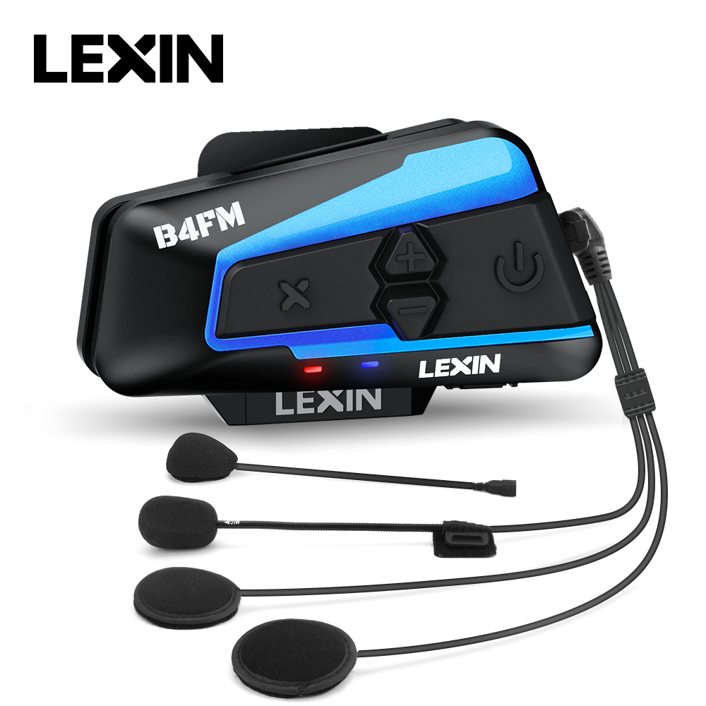 Гарнитура Lexin B4FM-X для мот – обзор и цена Universal Motorcycle Helmet Intercom Headset
