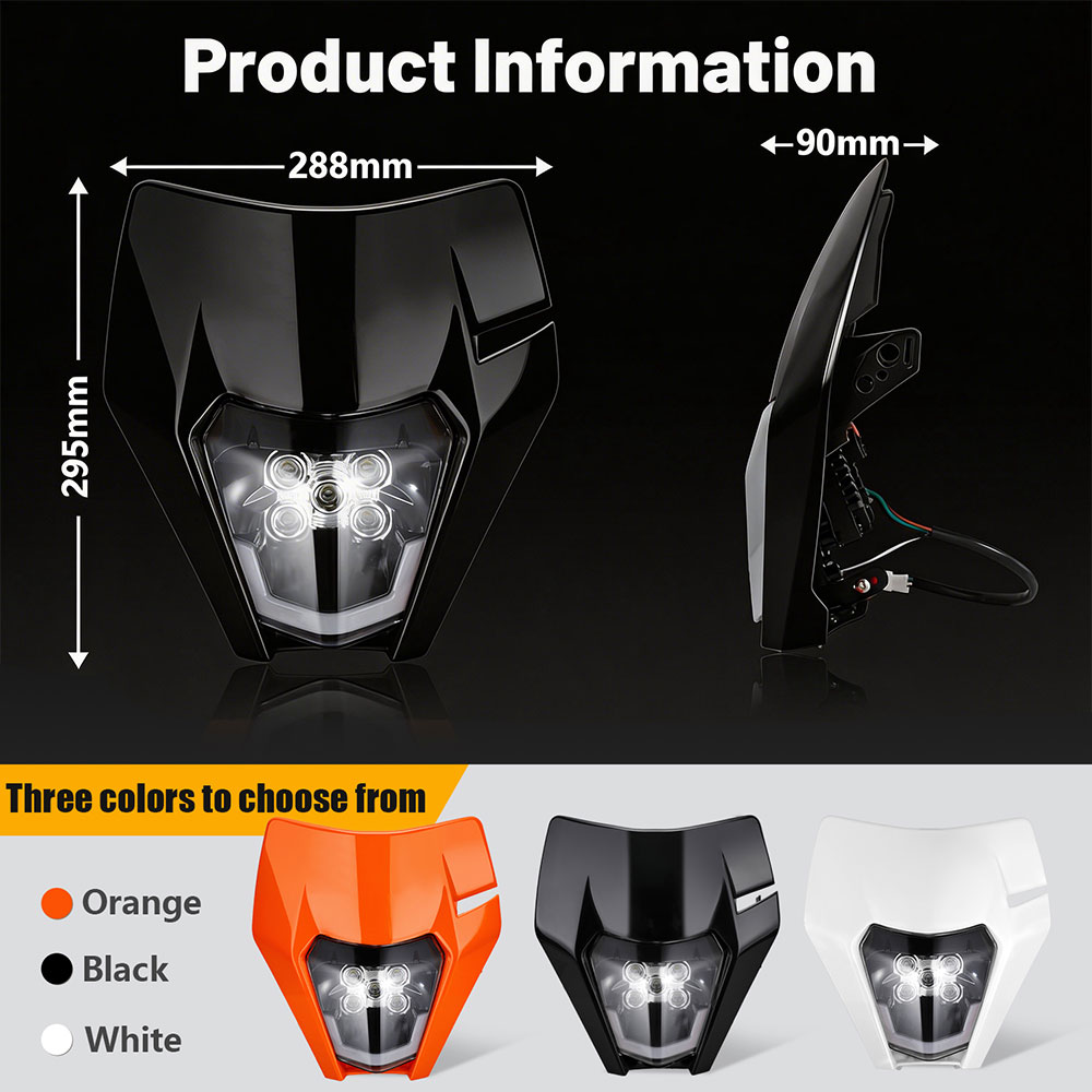 Универсальная светодиодная фар – обзор и цена Universal Motorcycle Led Headlight Projector