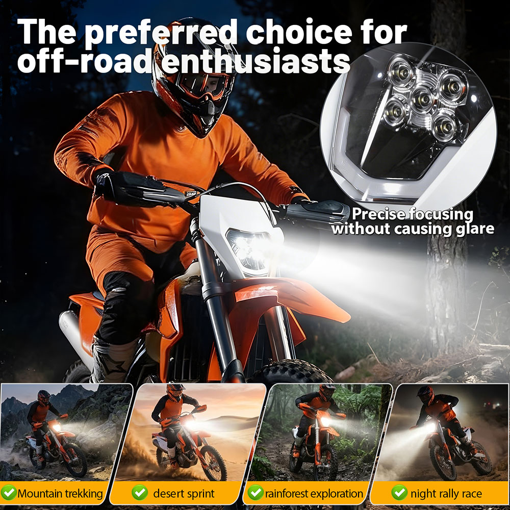 Универсальная светодиодная фар – обзор и цена Universal Motorcycle Led Headlight Projector