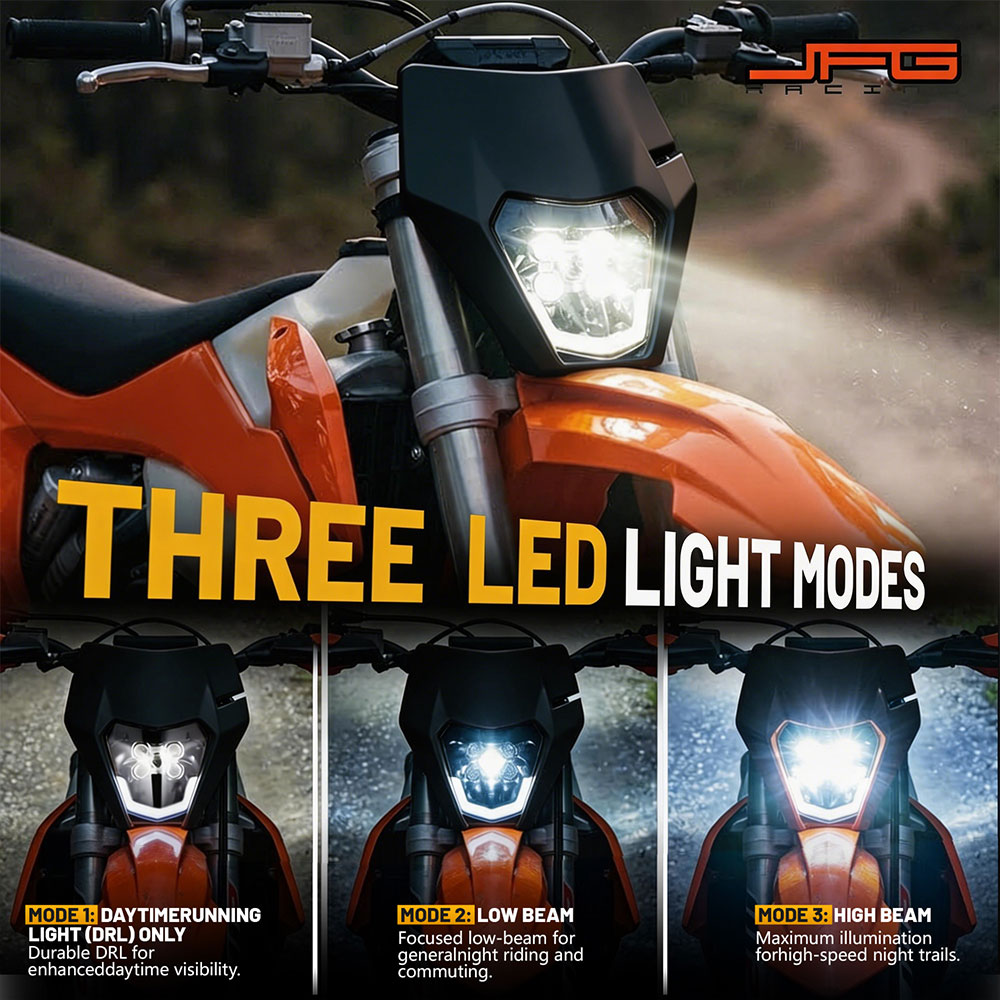 Универсальная светодиодная фар – обзор и цена Universal Motorcycle Led Headlight Projector