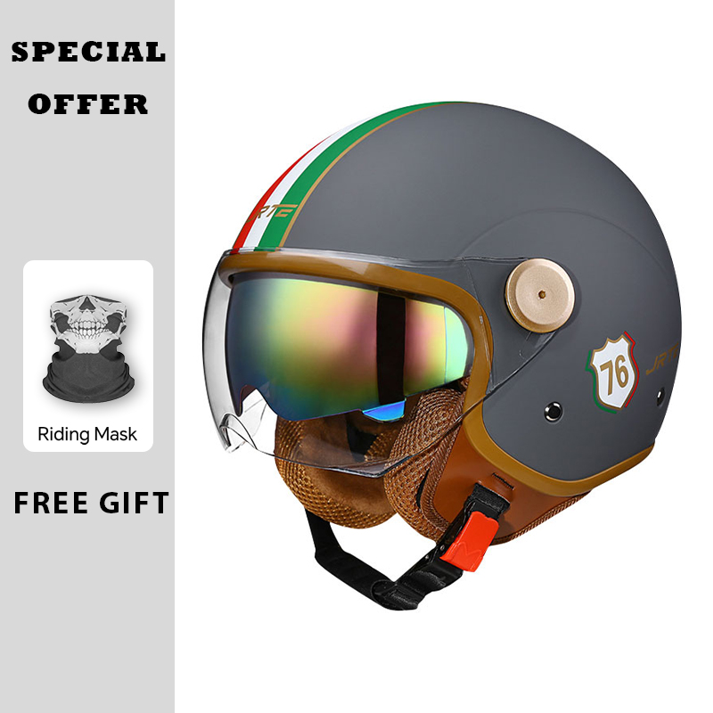 Ретро мотоциклетные шлемы с от – обзор и цена Vintage Open Face Retro Helmet