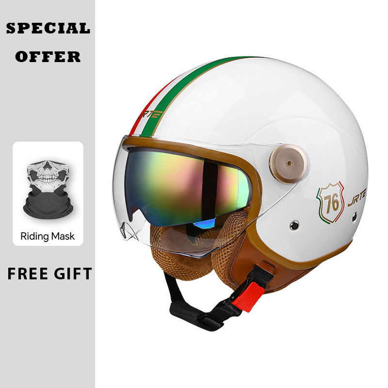 Ретро мотоциклетные шлемы с от – обзор и цена Vintage Open Face Retro Helmet