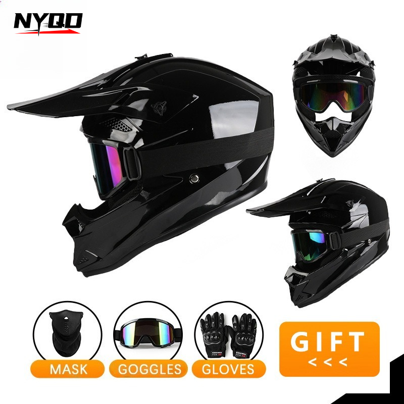Всесезонный дышащий мотошлем д – обзор и цена Off Road Motocross Helmet Goggles Set
