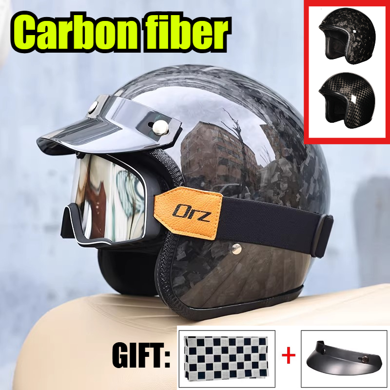 Мотошлем из карбона 2026 года, – обзор и цена Carbon Fiber Lightweight Motorcycle Helmet