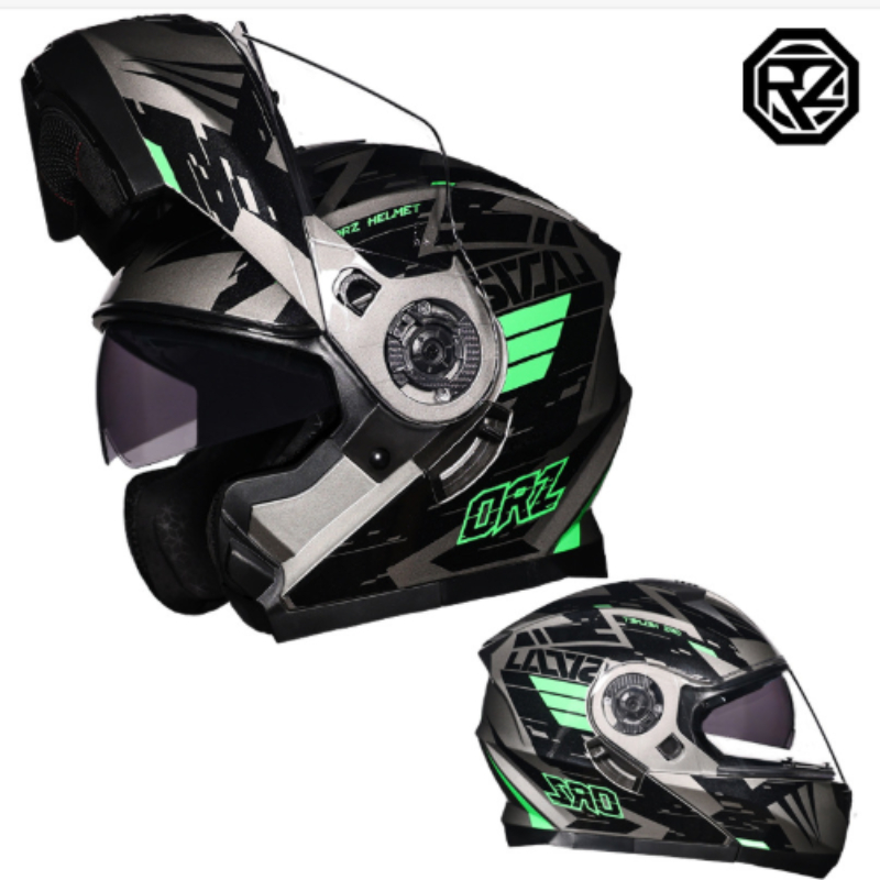 Orz анфас двойной козырек мото – обзор и цена Modular Flip Up Motorcycle Helmet Dot Approved