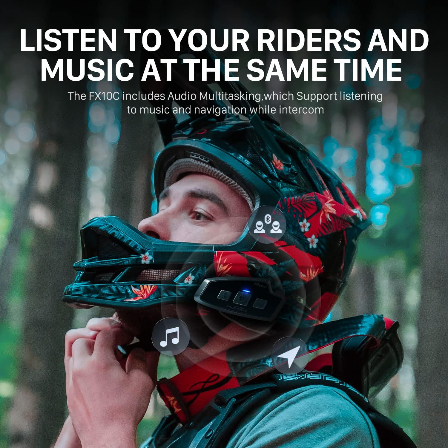 Fodsports FX 10C мотоциклетный – обзор и цена Universal Motorcycle Helmet Intercom Headset